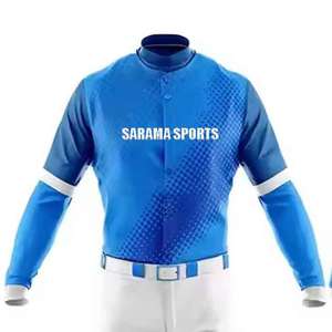 Derniers modèles d'uniformes de baseball unisexes confortables et respirants, grandes tailles, 100% polyester, prix de gros, fabriqués au Pakistan - Product Image 2