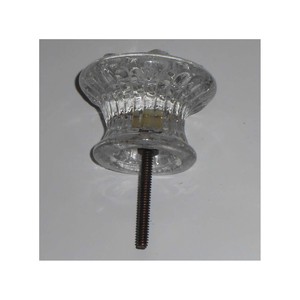 2025 Classic Look Flower Design Glass <b>Knobs</b> Round Shape High Demanding Top Selling Wardrobe Drawer Decorating Handle <b>Knob</b> - Product Image 4