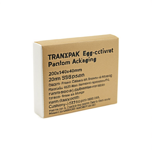 TRANSPAK Egg-<b>Crate</b> Foam Packaging 200x140x40mm Dimensions with 20mm Brown Foam Height Cushioning Materials-<b>Pack</b> Size 182 - Product Image 2
