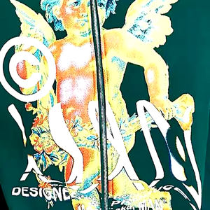 Sudadera con Capucha para Hombre, Corte Regular, 100% Algodón, Felpa, Estilo Vintage, Lavado Ácido, Impresión Personalizada, Calidad Premium - Product Image 2