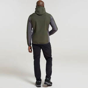 Men's Lightweight <b>Soft</b> <b>Shell</b> Winter <b>Jacket</b> with Custom Logo High Street Style <b>Hooded</b> Collar New Design Made in Pakistan - Product Image 5