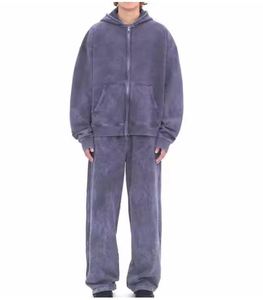 Venta al por mayor ácido lavado chándal hombres último estilo casual ácido lavado chándal para hombres y mujeres ácido lavado chándales - Product Image 6