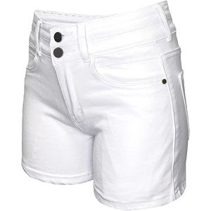Shorts de Mezclilla Blancos para Mujer, Alta Calidad, Nuevo Estilo Moderno con Botones, Precio Bajo, Servicio OEM - Product Image 2
