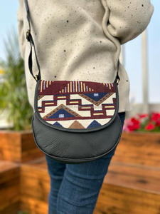 Nuevo bolso bandolera Jacquard de cuero genuino de gran venta, multiuso, nuevo diseño Vintage, bandolera, producto a granel de tarifa barata - Product Image 2