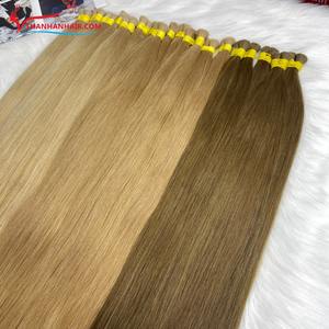 Thanhan Hair <b>TOP</b> Quality Bulk Straight Extensions Natural Raw Virgin Hair From Vietnam Factory 100% Human Hair - Product Image 2