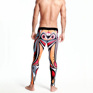 Leggings de compression pour hommes en camouflage sublimé MMA pour la salle de sport, leggings de course pour hommes, leggings de compression pour hommes, pantalons de fitness - Product Image 3