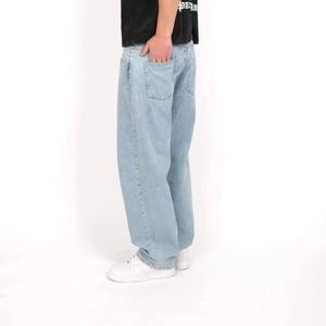 Jean en denim 100% coton respirant et confortable pour homme, taille moyenne, coupe droite, délavé, automne, meilleure vente - Product Image 4