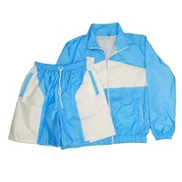 Conjunto Deportivo Ligero de Dos Piezas de Alta Calidad con Chaqueta con Cremallera, Cortavientos Unisex, Pantalones Cortos para Correr, Ciclismo y Actividades al Aire Libre