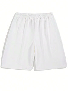 กางเกงขาสั้นลำลองสำหรับผู้ชายสำหรับฤดูร้อนมีเชือกผูกเอวปรับแต่งได้พร้อมโลโก้ของตัวเอง - Product Image 6