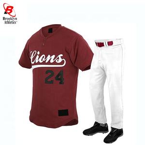 Maillot de baseball unisexe 100% en polyester, respirant et léger, vêtements d'équipe à sublimation, ensemble de vêtements de sport de grande taille - Product Image 6