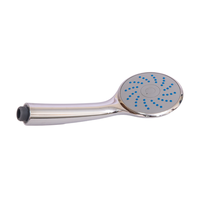Pommeau de Douche Pluie à Haut Débit en ABS Chromé, Design Moderne Économiseur d'Eau, Personnalisation OEM, Accessoire Robinet de Douche à Main, Garantie 1 An