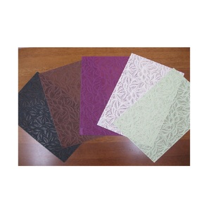 Manteles individuales de mesa de comedor de PVC de grado comercial de lujo 2024 hechos a mano elegantes para el hogar restaurante uso lavable altamente recomendado - Product Image 1