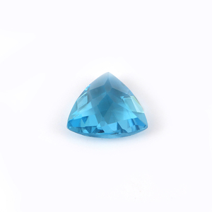 Topacio azul suizo de forma redonda natural, tamaño de 5mm a 14mm, piedra preciosa suelta, piedra semipreciosa, color azul al mejor precio - Product Image 2