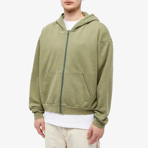 Sweat à capuche épais surdimensionné vierge Design personnalisé marque vêtements coton Streetwear hommes à capuche hommes basiques, coton mélangé - Product Image 5