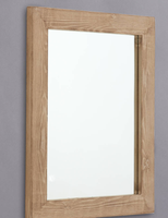 Cadre de miroir décoratif de luxe intemporel, artisanal, moderne et écologique, en bois de manguier et d'acacia, pour mariage et maison, de Craft Emporium