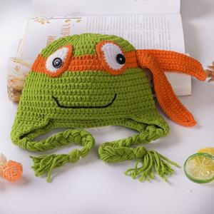 Gorros de Invierno de Ganchillo Personalizados 2025, Gorro de Punto con Orejeras y Patrón de Animales Divertidos para Niños - Product Image 6
