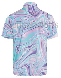 Tricoté pour hommes de qualité supérieure pour polo Style de golf personnalisé avec mèche nouvelle impression par sublimation vierge PK - Product Image 2