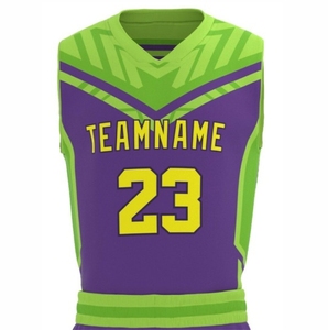 Uniforme de basket-ball de qualité supérieure tendance, entièrement personnalisé avec logo imprimé, respirant et antibactérien pour adultes - Product Image 6