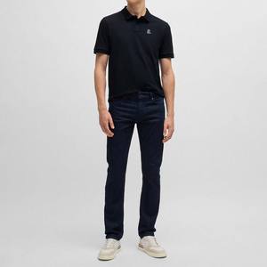 Camisas Casuales para Hombre de Corte Regular, Estilo Urbano, 100% Fibra de Bambú, Tejido Jersey Transpirable, Manga Corta, Color Sólido - Product Image 1