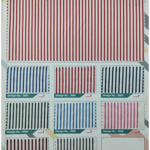 Tissu rayé en polyester et coton de haute qualité, style uni tissé, pour chemises d'uniformes scolaires pour garçons et filles, utilisées à la fois - Product Image 1