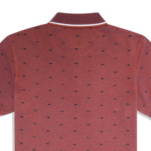 100% coton de haute qualité écologique solide motif rouille imprimé Piqué pour polo tissu teint uni pour tenue décontracté avant - Product Image 5