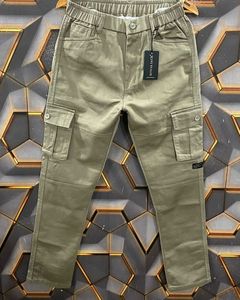 กางเกงคาร์โก้แนวสตรีทของผู้ชายแบบปรับแต่งได้ผ้าฝ้าย100% มีหลายกระเป๋าทำจากผ้าใบ - Product Image 1