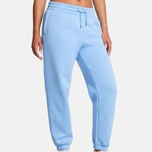 Pantalon décontracté plat de haute qualité pour femmes, motif uni, coupe droite, taille moyenne, respirant, écologique, séchage rapide - Product Image 4