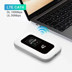 Mobil Wifi Hotspot Lte Wifi 4G yönlendirici kilidini sim kart yuvası Mifis cep taşınabilir cep wifi ile 150mbps lte