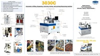 3 ejes AB dos componentes de resina epoxi de silicona líquida pu dispensador automático de pegamento dispensador de mezcla máquina de llenado de macetas robot