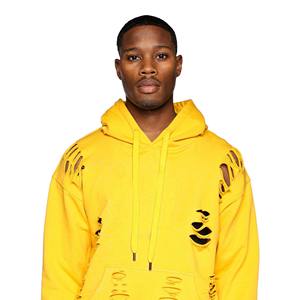 Sweats à capuche pour hommes en coton mélangé de qualité supérieure à prix de gros - Product Image 3