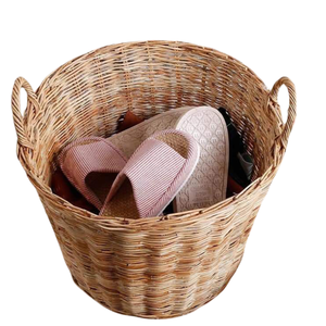 La mejor cesta de mimbre ecológica para almacenamiento en el hogar, artesanías de Vietnam hechas de mimbre duradero, Color personalizado, tamaño del cliente - Product Image 1