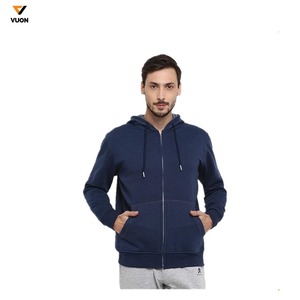 Fourniture OEM de sweat à capuche surdimensionné ample épais 500gsm 100% coton avec fermeture éclair en tissu à motif 3D de couleur unie - Product Image 4