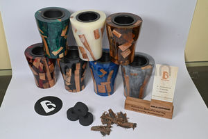 Low-Priced Wood Resin <b>Oud</b> <b>Burner</b> Bukhoor <b>Burner</b> & Kefaf Mubkhar Innovative Original Design by Bela Artisan the Designer Factory - Product Image 4