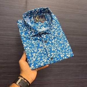 Approvisionnement en gros Chemises à manches courtes pour hommes pour tenue décontractée Chemise en polyester accessible à un prix raisonnable - Product Image 2