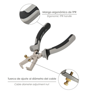 Pelacavi 175 mm. Acciaio Cromo Vanadio DIN-ISO 8979 - Product Image 3