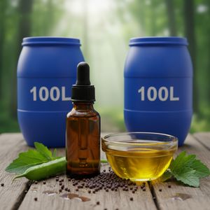 Huile de graines de moutarde de haute qualité avec des graines de sésame, pressée à froid, 100% pure et naturelle, huile de moutarde pour les soins de la peau - Prix de gros - Product Image 4