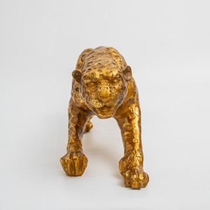Majestic Gold Tiger Table Article Estatuilla decorativa elegante de animales para la decoración del hogar Oficina Evento Regalo Display Accent - Product Image 5
