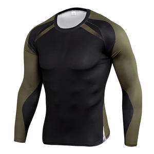 Rashguard design personnalisé de haute qualité pour hommes Sublimation boxe imprimé Compression MMA Rash Guard - Product Image 6