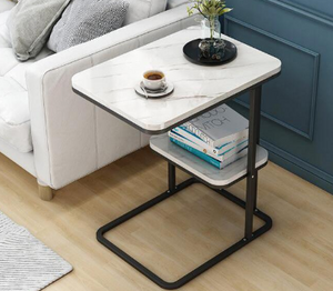 Table de meubles design impressionnante avec dessus en verre pour la maison hôtel restaurants Table élégante métal couleur noire meubles Tables basses - Product Image 6