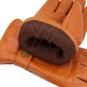 Gants d'Hiver en Cuir de Haute Qualité pour Adultes, Extérieur, Uni, Écran Tactile, Respirant, Garde au Chaud, Doux, Taille Personnalisée - Product Image 3