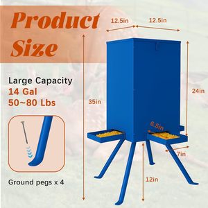 Jh-mech thời tiết nhiệm vụ nặng nề máng dual-<span class=keywords><strong>auger</strong></span> Hươu hệ thống cho ăn Skid khung thép trọng lực Hươu trung chuyển - Product Image 2