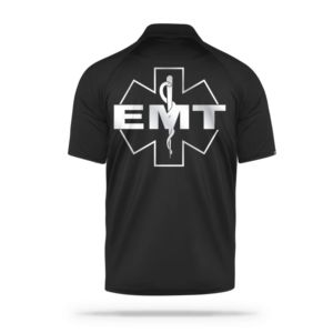 EMT Men's Performance Reflective para Polos Personalizable Tallas grandes Lona transpirable Patrón sólido Polos lisos Venta al por mayor OE - Product Image 2