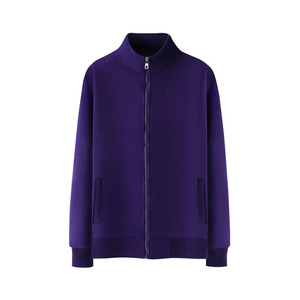 Heavyweight 400G algodón poliéster en blanco francés Terry cremallera suelta sudadera bordado serigrafía Logo en relieve sudaderas - Product Image 4