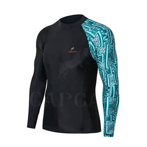 เสื้อแรชการ์ดพิมพ์ลายสำหรับผู้หญิงระบายอากาศสีตามสั่งวัสดุคุณภาพสูง - Product Image 3