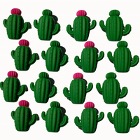 Boules de lavage en forme de cactus, accessoires verts avec dessus rose, réutilisables pour sécher les vêtements