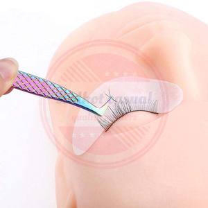 Pince à épiler professionnelle pour extension de cils Personnaliser les pinces à cils de haute qualité en acier inoxydable - Product Image 5