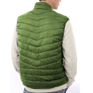 Veste matelassée en toile de canard pour homme, mode, hiver, légère, sans manches, rembourrée, bonne qualité, 100% polyester - Product Image 2