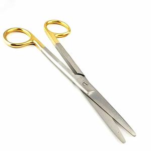 Tijeras de vendaje de cirugía curvada de acero inoxidable de calidad superior, instrumento de potencia Manual para base quirúrgica de alta calidad - Product Image 2