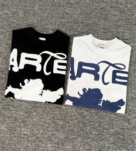 Alta calidad Venta caliente de los hombres Y2K Streetwear manga corta 100% algodón sólido secado rápido antiarrugas camisetas - Product Image 4