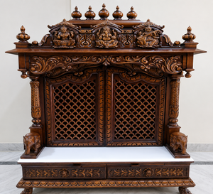Handmade Indian Teak Wood Handicraft Temples Buy Indian Teak Wooden Temples/<b>Mandir</b> Traditional Teak Wooden Temples for Home USA - Product Image 3